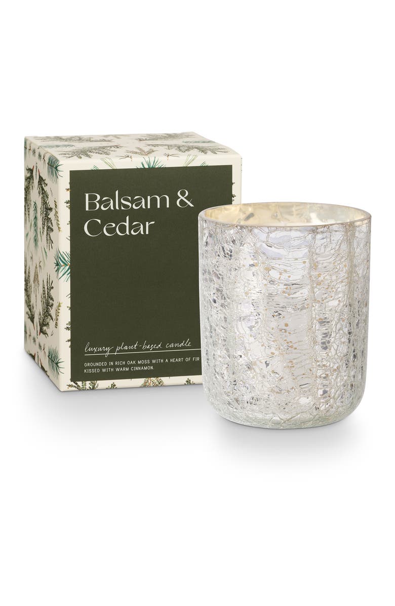 ILLUME<sup>®</sup> Balsam & Cedar Mercury Glass Candle, Alternate, color,