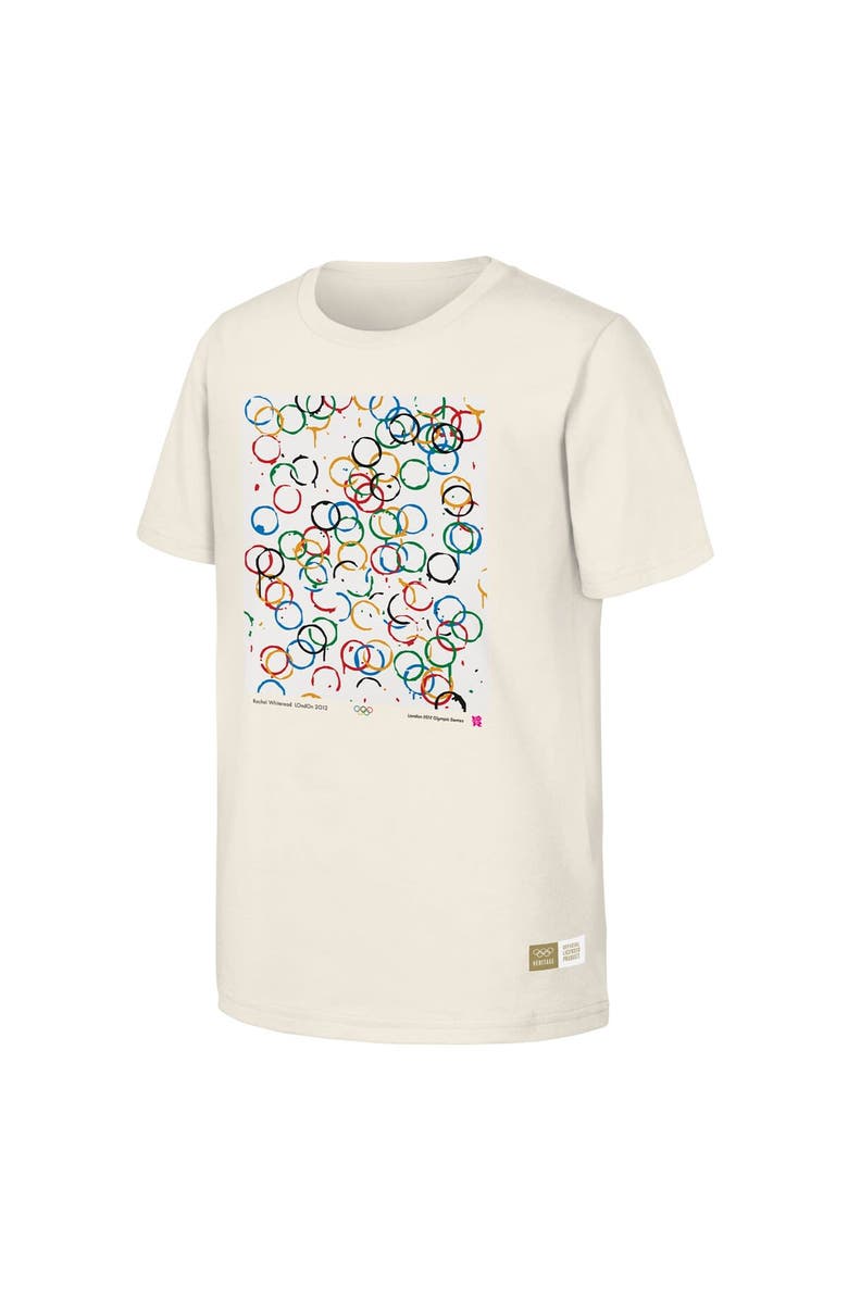 Outerstuff Men's  Natural 2012 London Games Olympic Heritage T-Shirt, Alternate, color, Natural