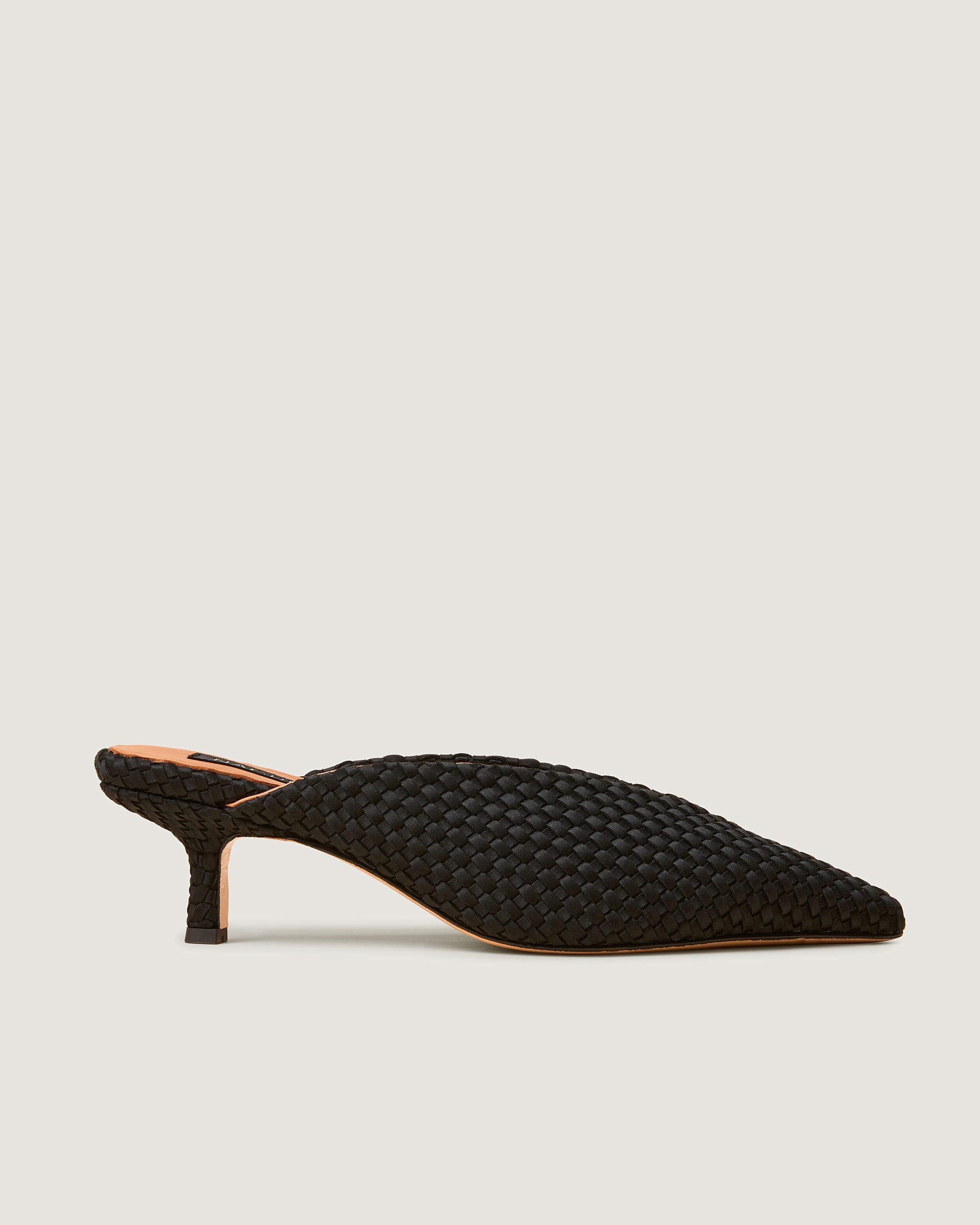 Strada Kitten Heel, Main, color, Onyx