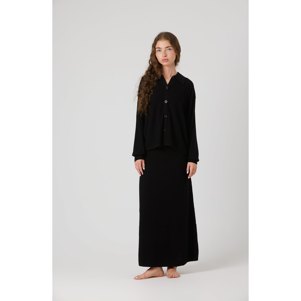 By Tess Collection Katie Skirt In Black