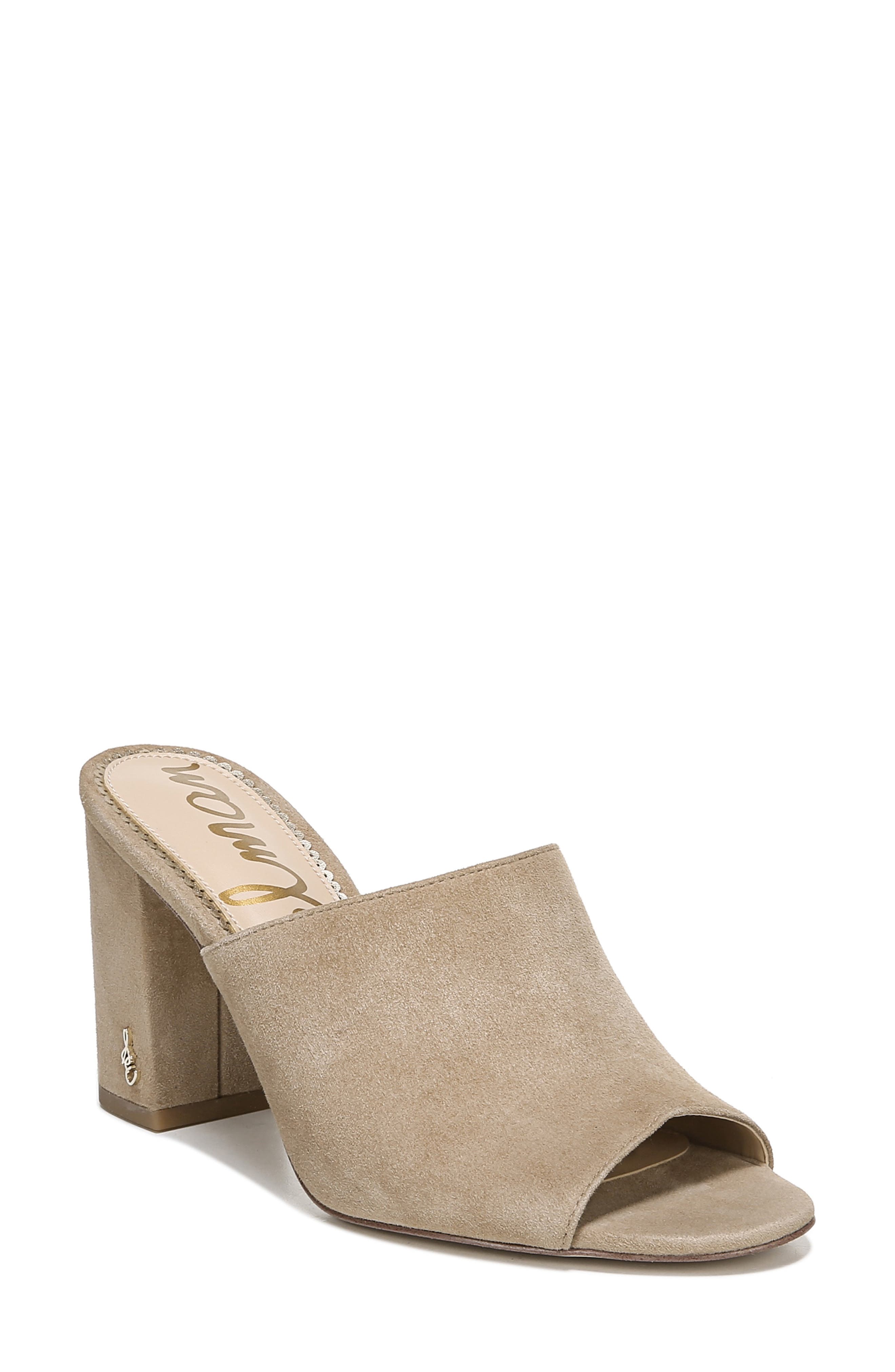 Orlie Open Toe Mule, Main, color, OATMEAL
