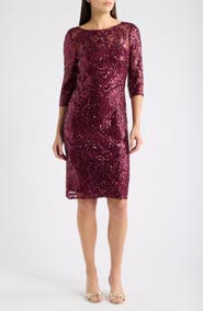 Tahari ASL Beaded Cocktail Dress