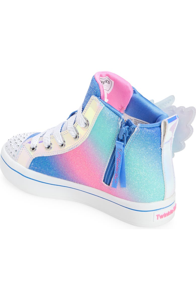 SKECHERS Kids' Twi-Lites 2.0 Light-Up High Top Sneaker, Alternate, color,