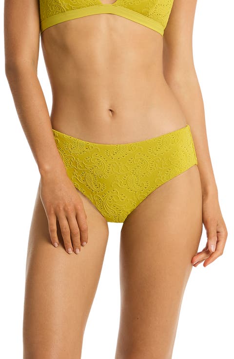 Interlace Mid Bikini Bottoms