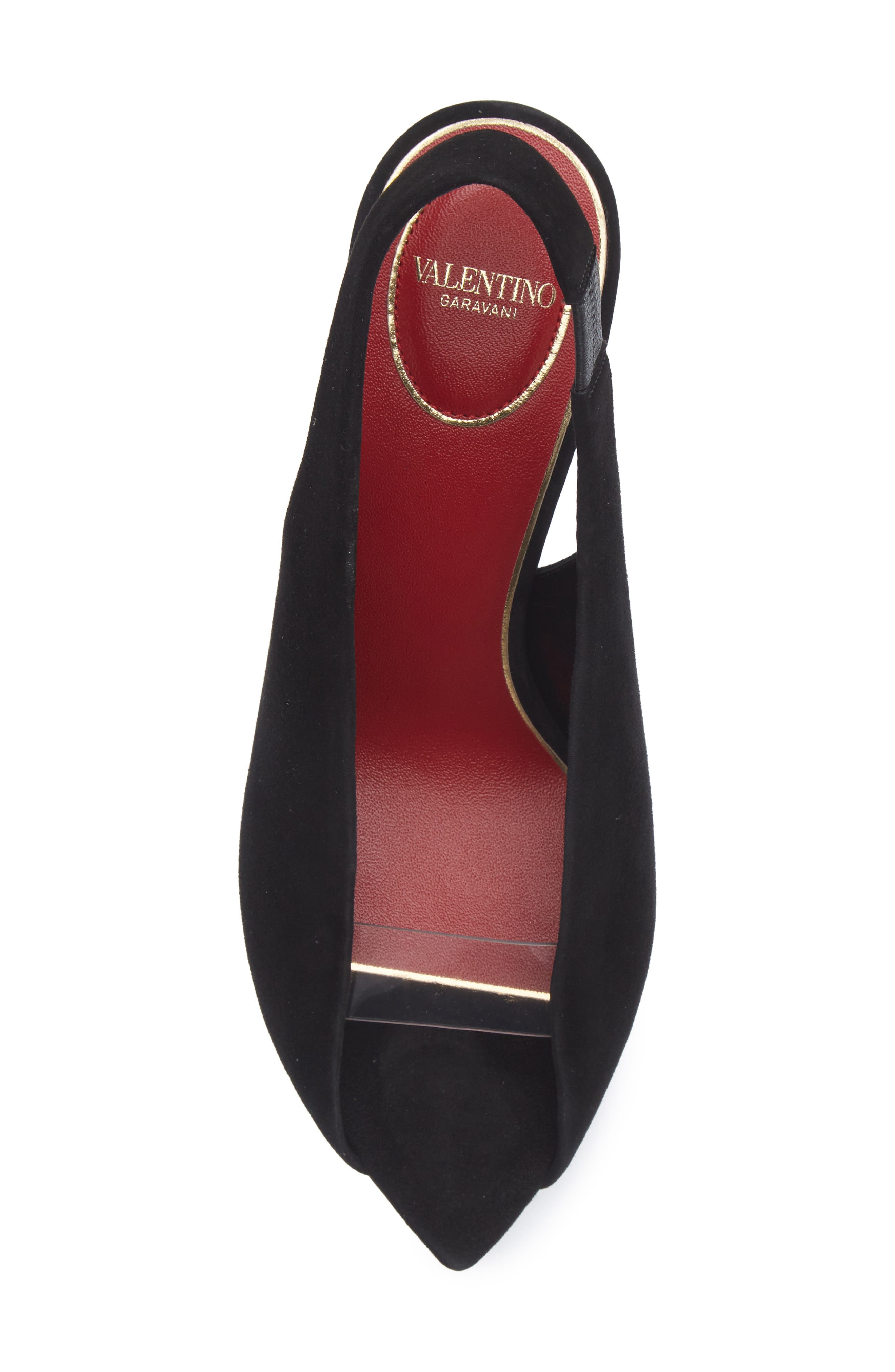 Valentino Garavani Révélé Slingback Sandal, Alternate, color, Black