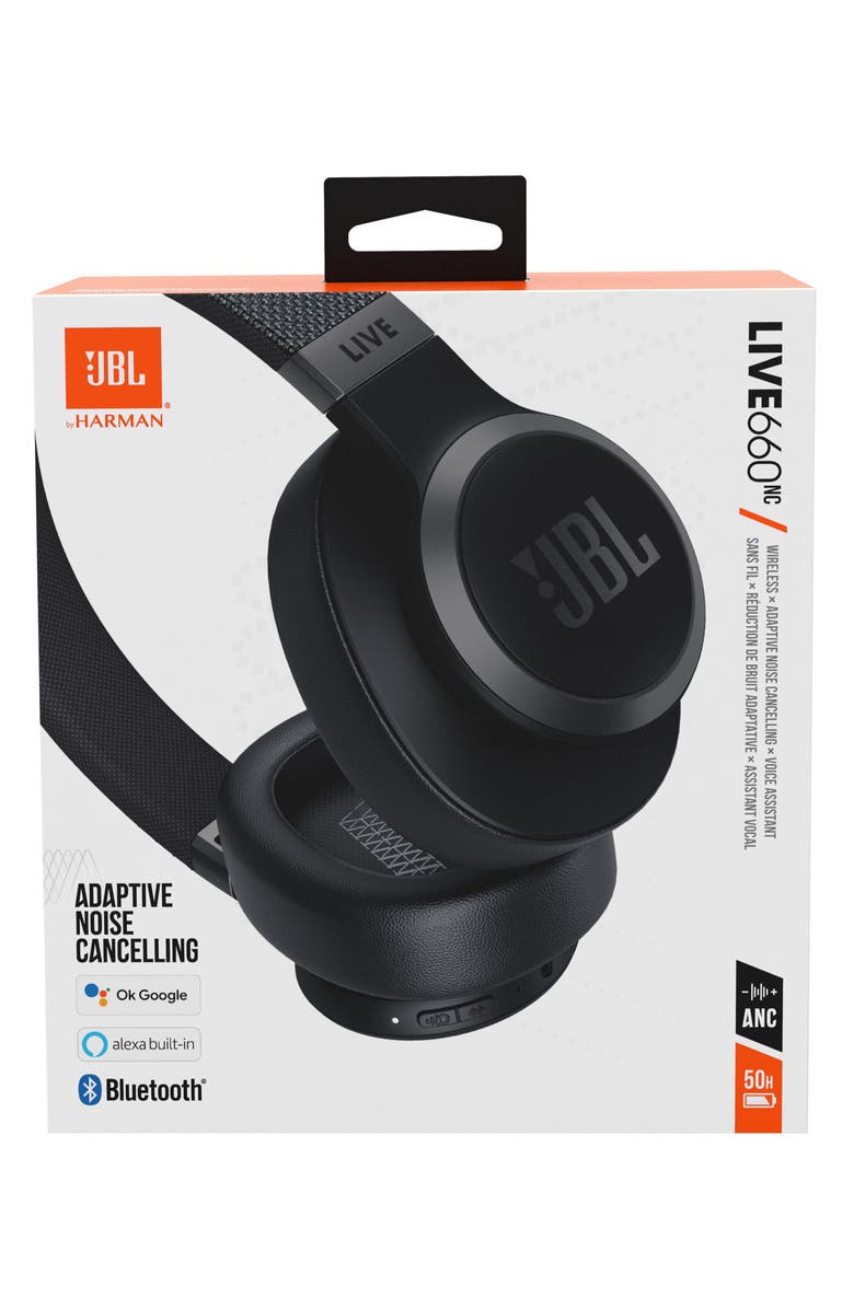 JBL Live 660 Wireless Noise Canceling Over Ear Headphones, Alternate, color, 