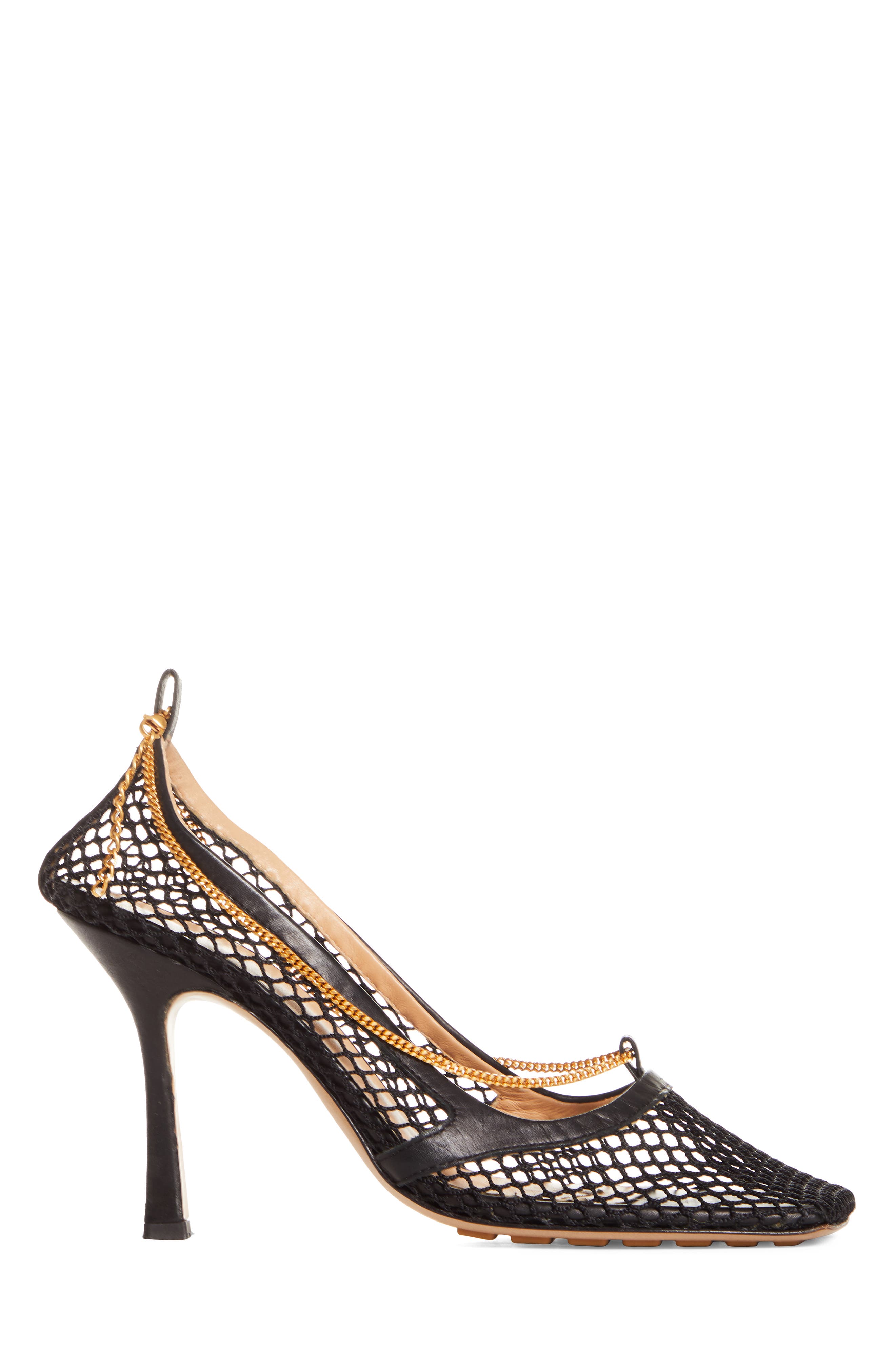 Décolleté Stretch Pump, Alternate, color, BLACK
