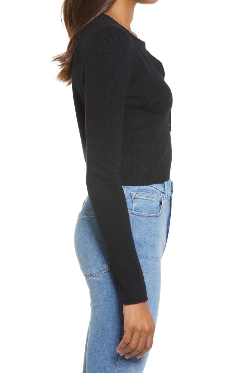 Reformation Cashmere Henley Top, Alternate, color, 