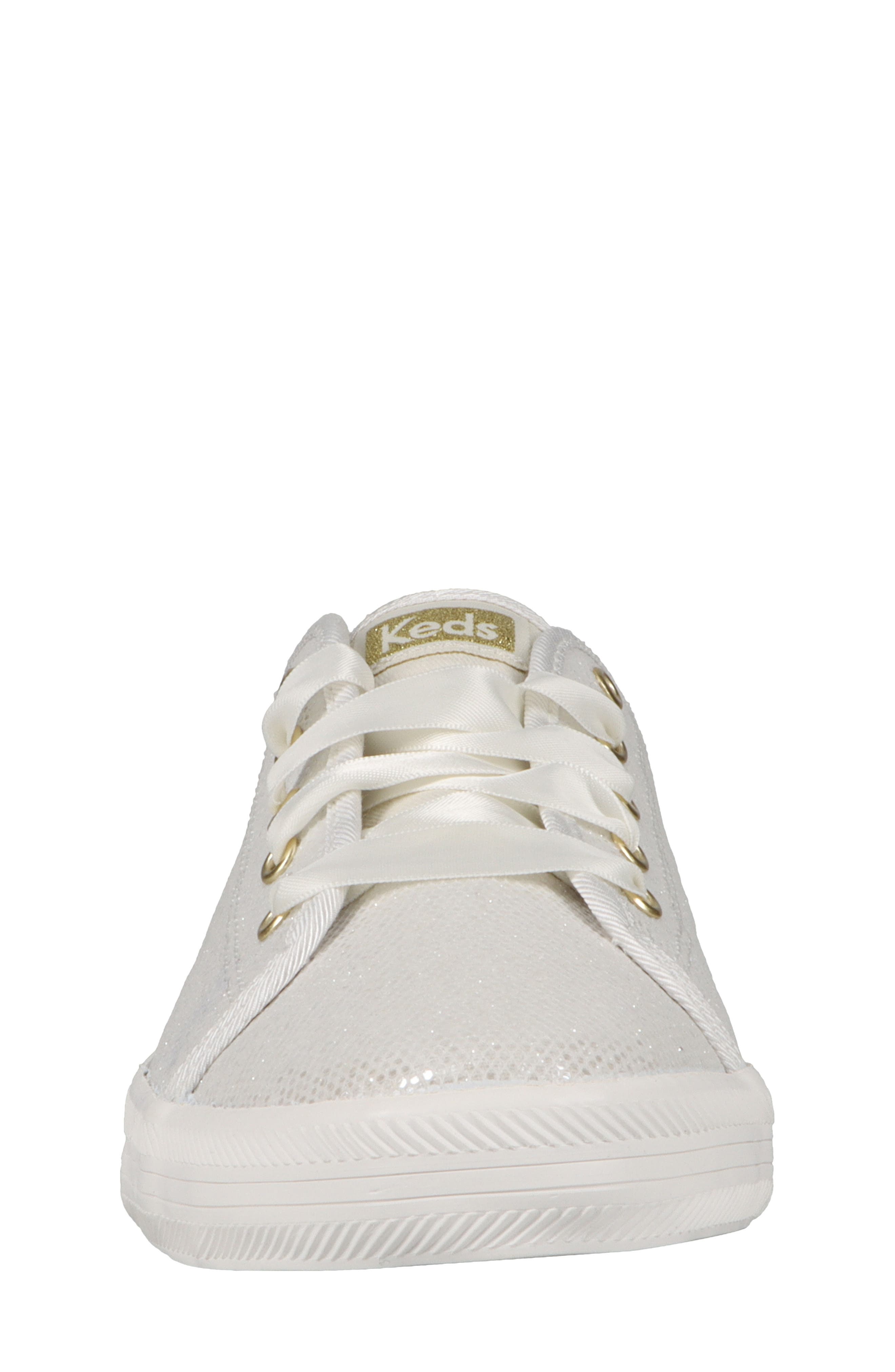 Keds<sup>®</sup> Kids' Kickstart Celebrations Sneaker, Alternate, color, Ivory Sparkle