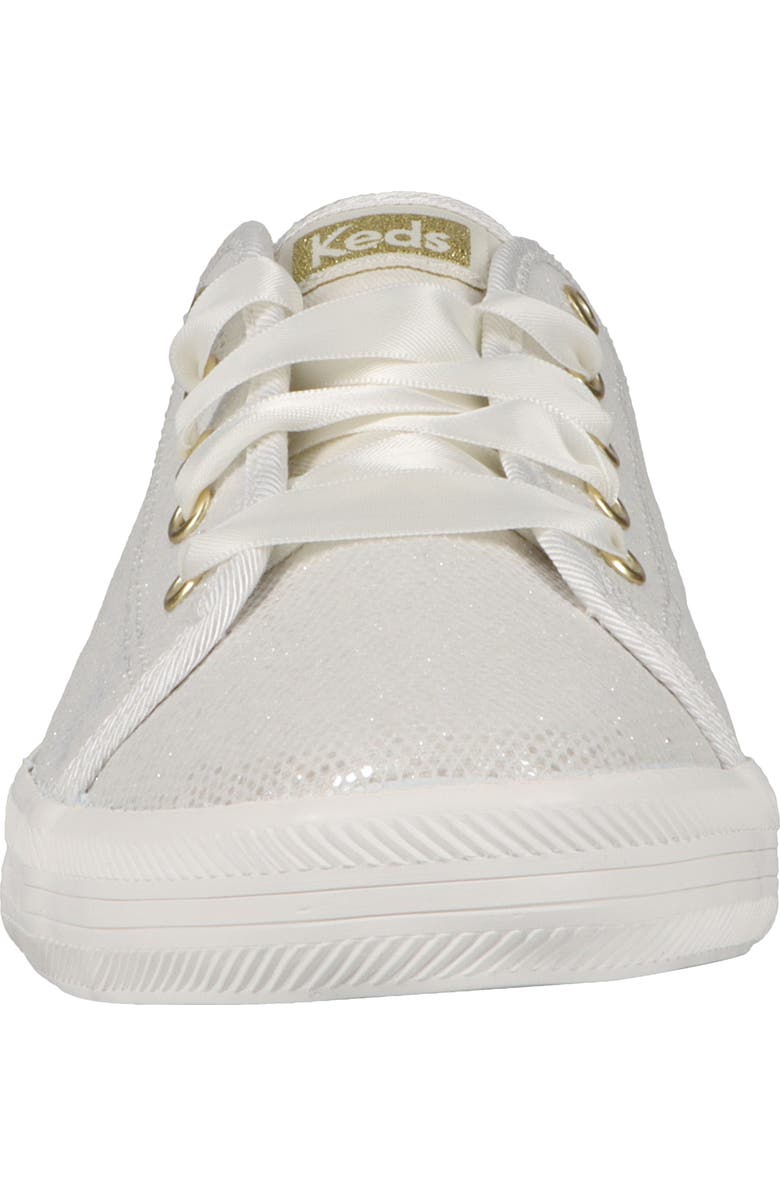 Keds<sup>®</sup> Kids' Kickstart Celebrations Sneaker, Alternate, color, Ivory Sparkle