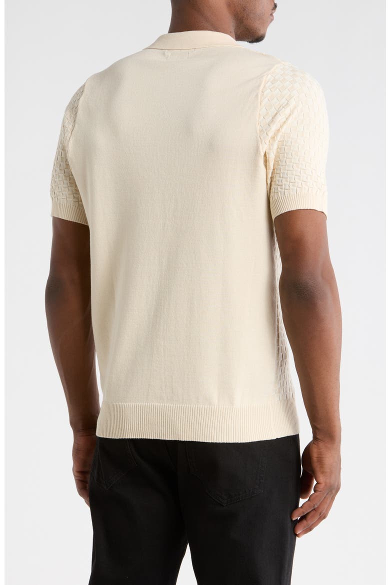 Slim Fit Polo Sweater, Alternate, color, BEIGE