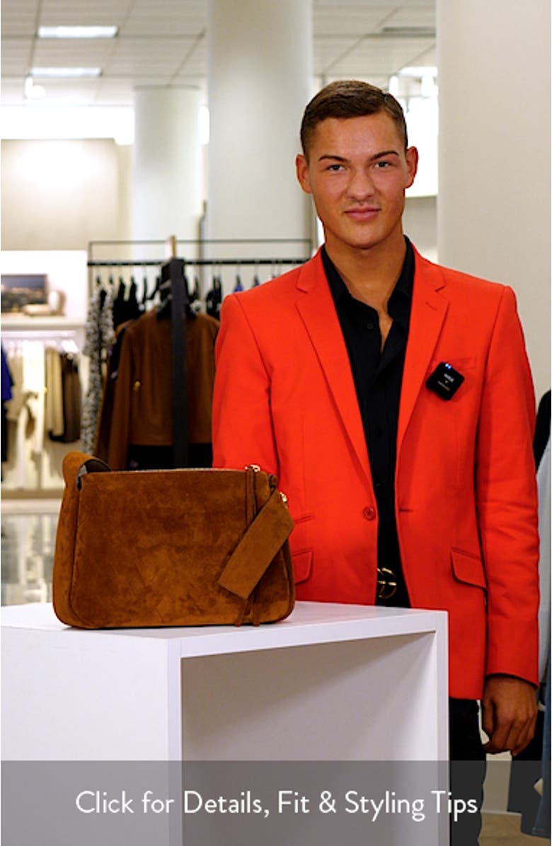 Romy Suede Shoulder Bag, sales video thumbnail