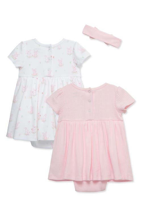 LITTLE ME LITTLE ME ASSORTED 2-PACK SKIRTED BODYSUITS & HEADBAND SET