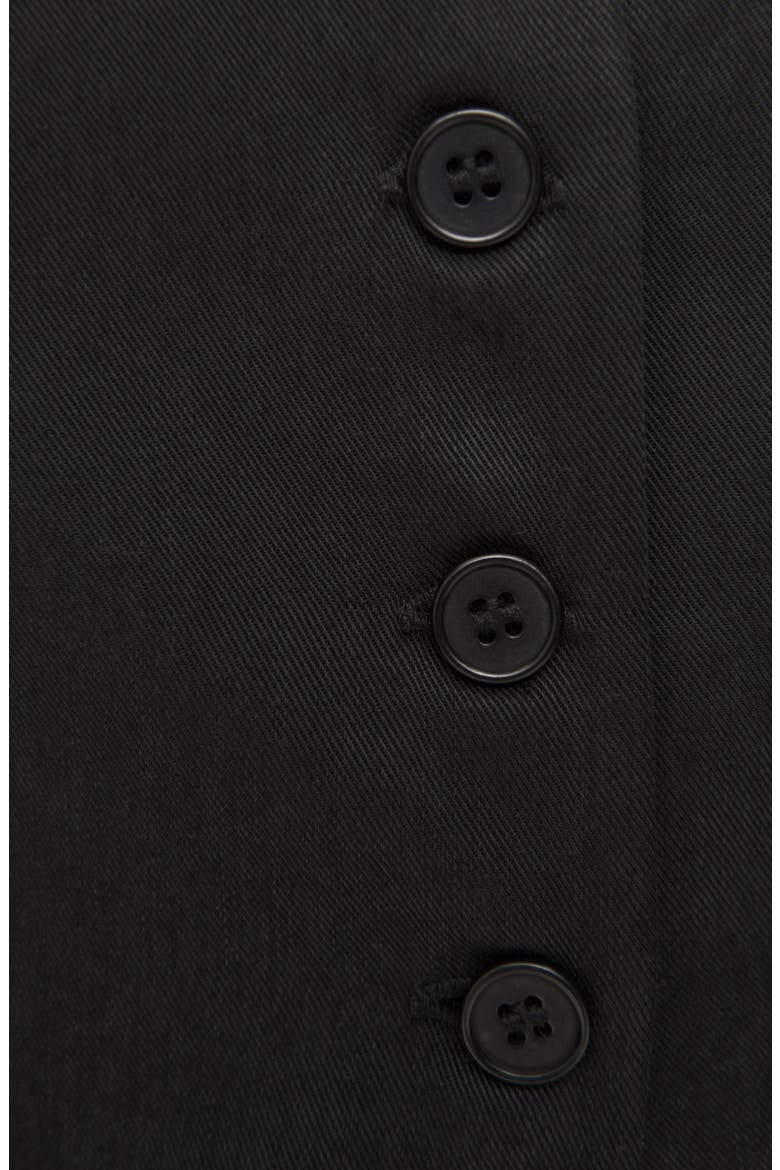 Lottie Cutaway Vest, Alternate, color, BLACK