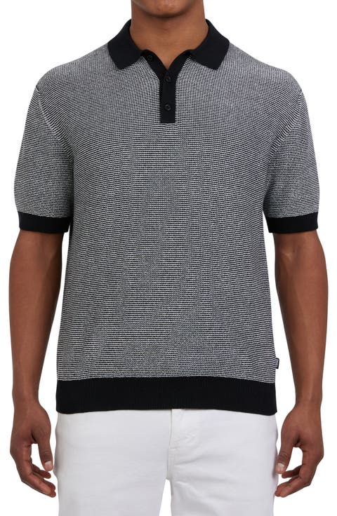 Skyscraper Cotton Polo Sweater