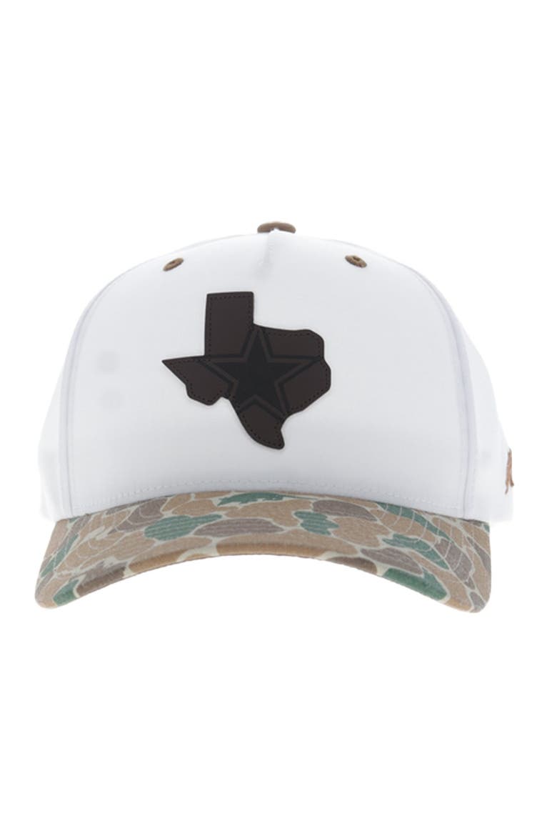 Men's HOOey  White/Camo Dallas Cowboys State Adjustable Trucker Hat, Alternate, color, White
