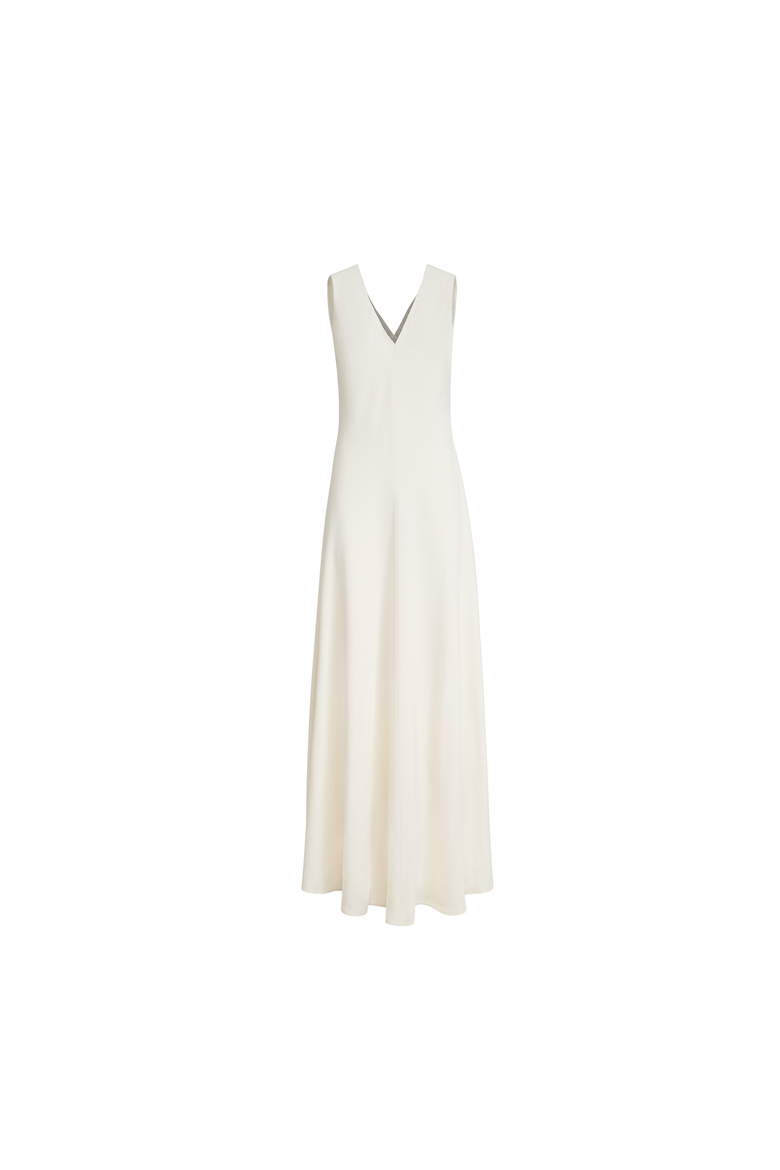 Fluid dress, Alternate, color, Chalk