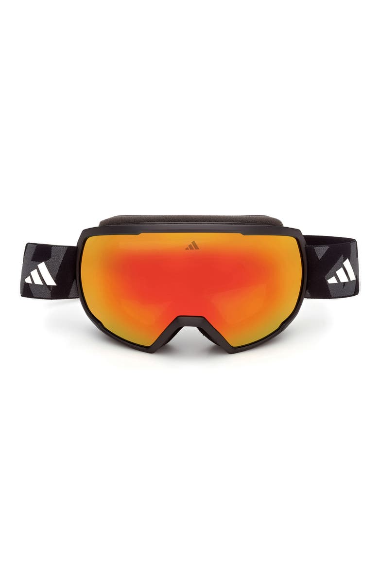 Shield Snow Goggles, Main, color, MATTE BLACK / BORDEAUX MIRROR