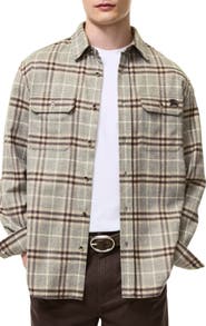 Burberry Check Wool Flannel Overshirt