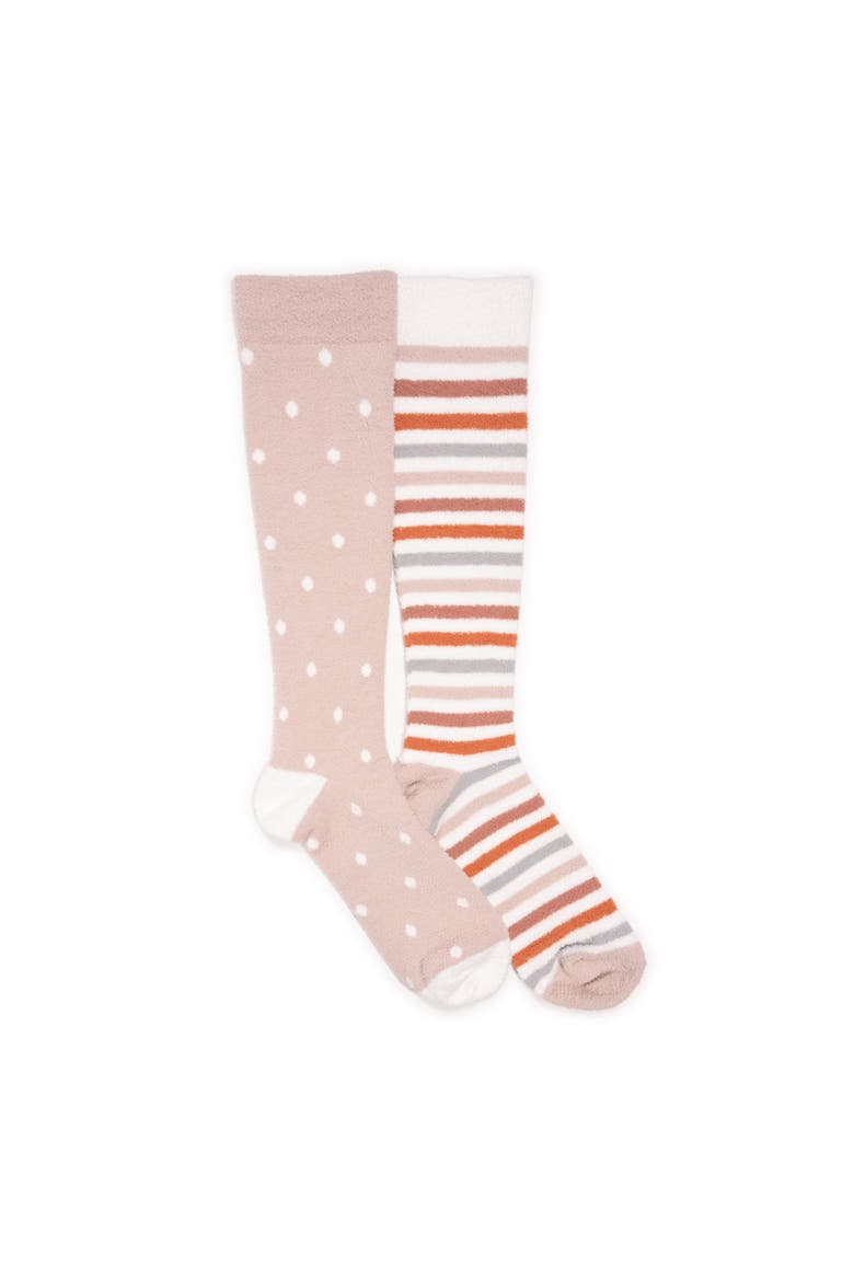 Compression Cozy Tall Sock 2 Pair Pack, Main, color, Soft Pink Pack