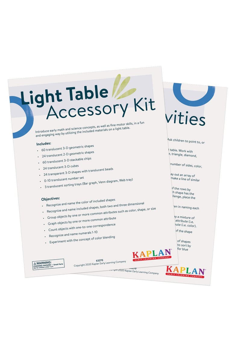 Light Table Accessory Kit, Alternate, color, Multicolored