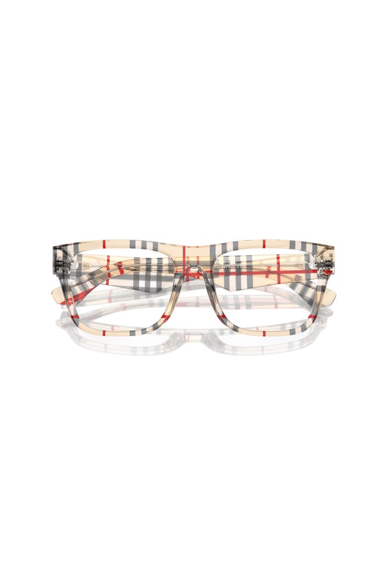 55mm Square optical glasses, Alternate, color, Brown