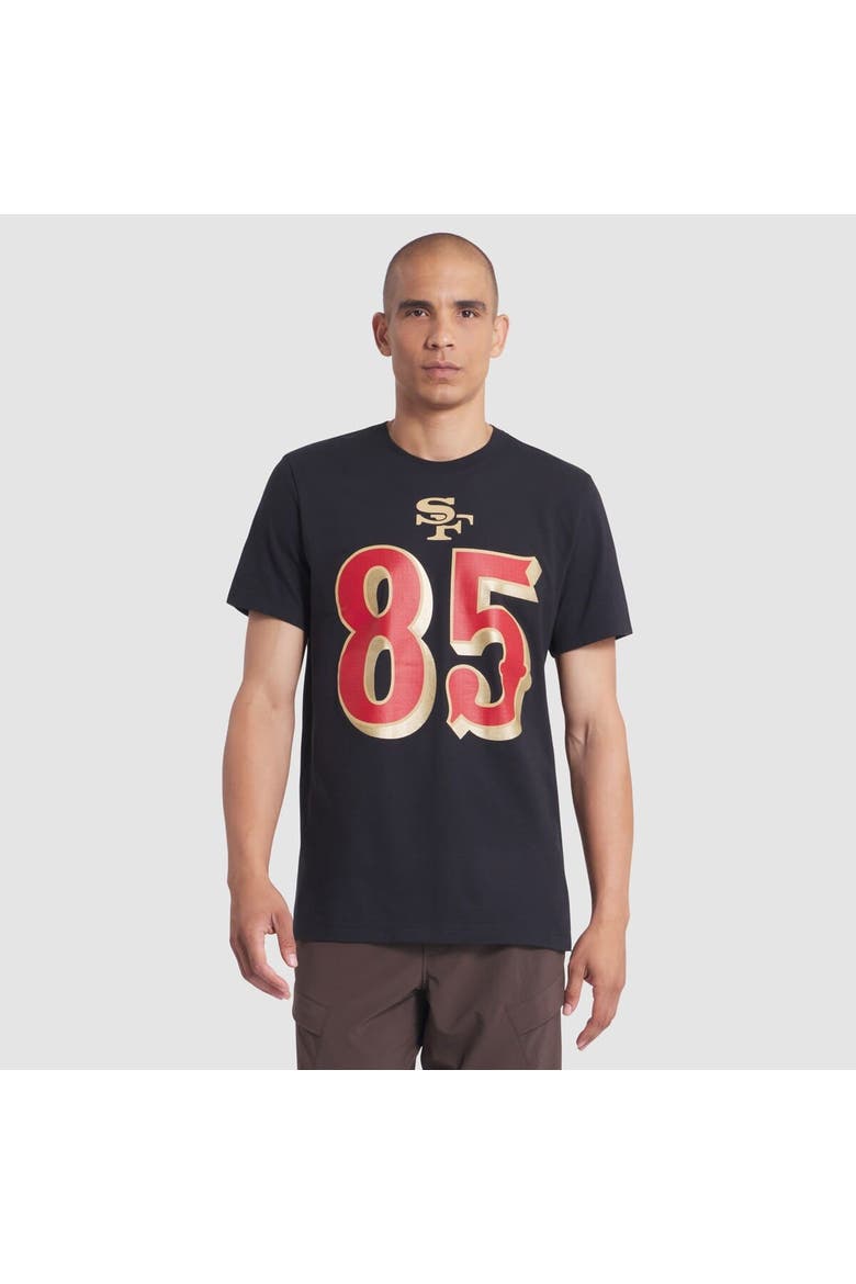 Men's Nike George Kittle Black San Francisco 49ers 2025 Rivalries Collection Player Name & Number T-Shirt, Main, color, Black