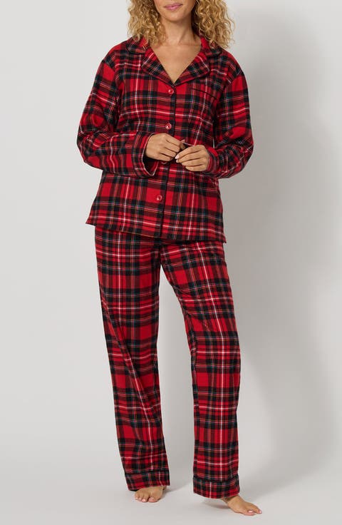 Print Organic Cotton Flannel Pajamas