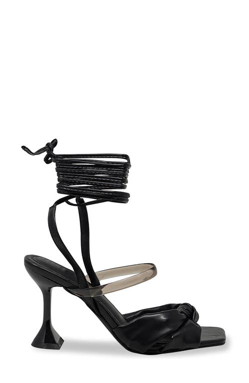 Chase & Chloe Chase And Chloe Sofie Ankle Wrap Sandal