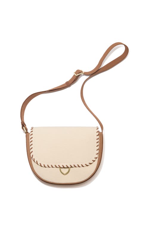 Rothys Rothy's The Saddle Bag In Flat White