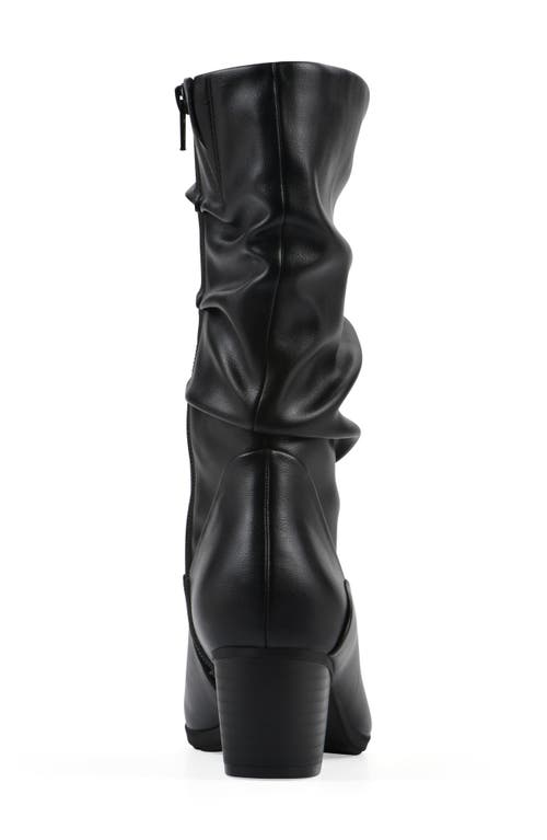 Cliffs By White Mountain Angelie Slouch Boot In Black