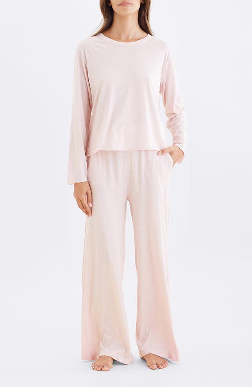 Papinelle Jada Organic Cotton Pajamas In Pink
