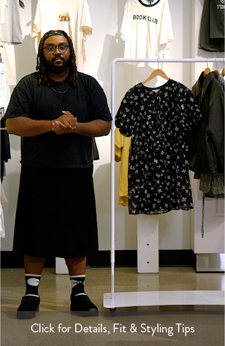 Tie Front Long Sleeve Tiered Midi Dress, sales video thumbnail