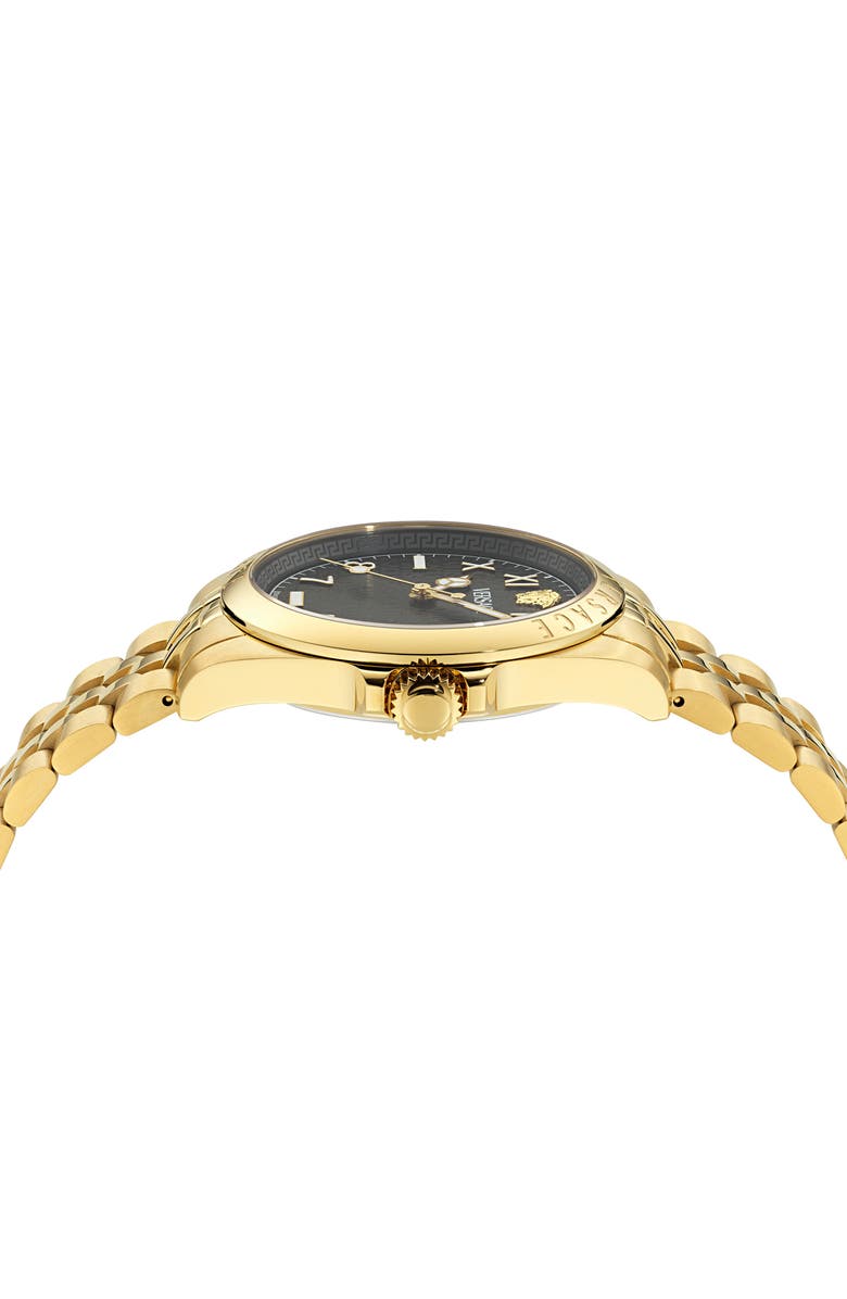 Versace Anteo Bracelet Watch, 41mm, Alternate, color, Ip Yellow Gold