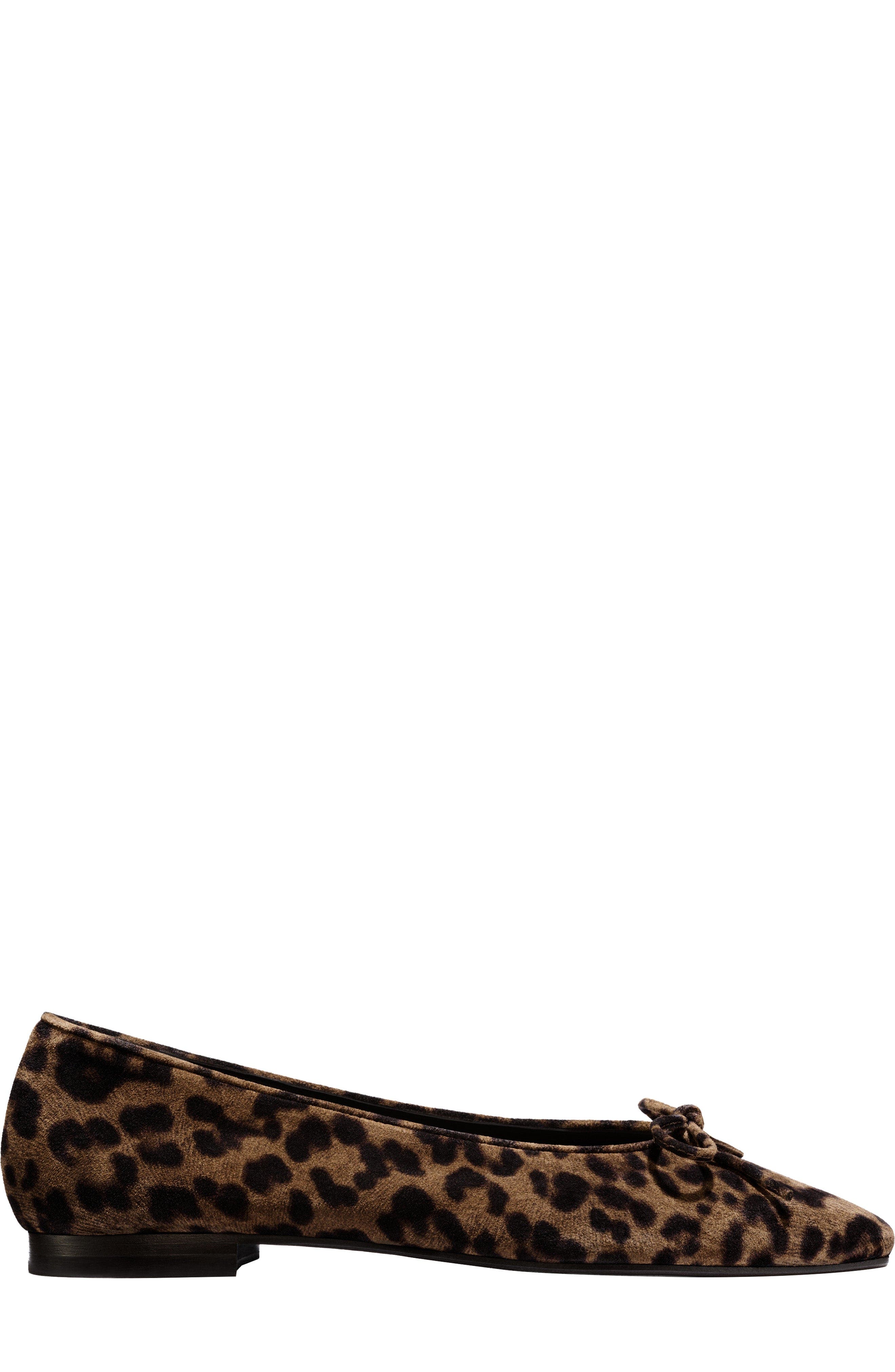 The Salamanca Flats, Main, color, Brown Leopard Suede