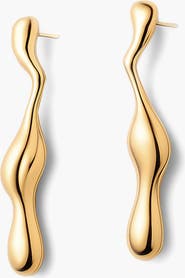 YOJ Charlotte x YOJ Magma Drop Earrings in Gold