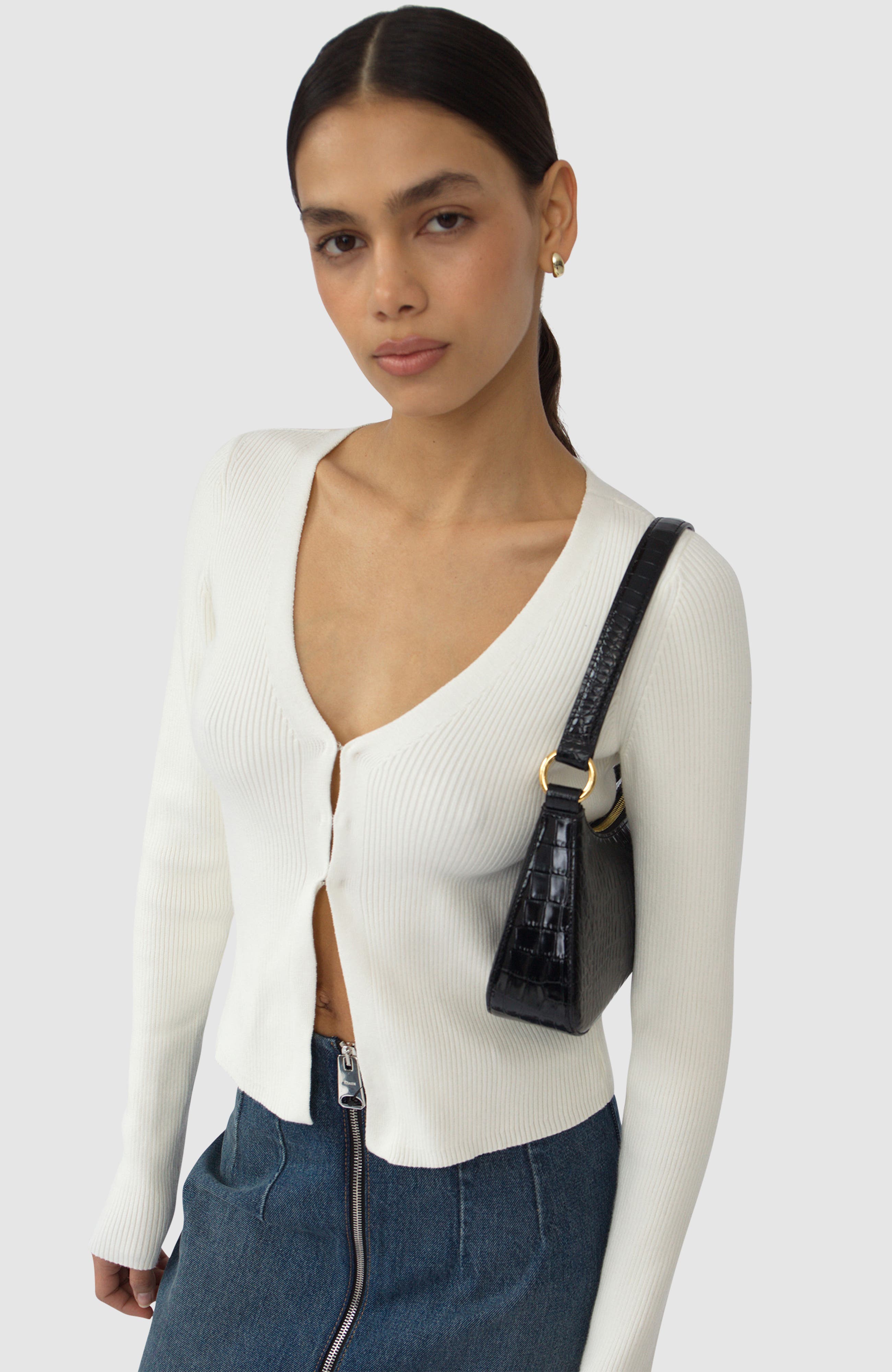 HYER GOODS Upcycled Leather Mini Shoulder Bag, Alternate, color, 