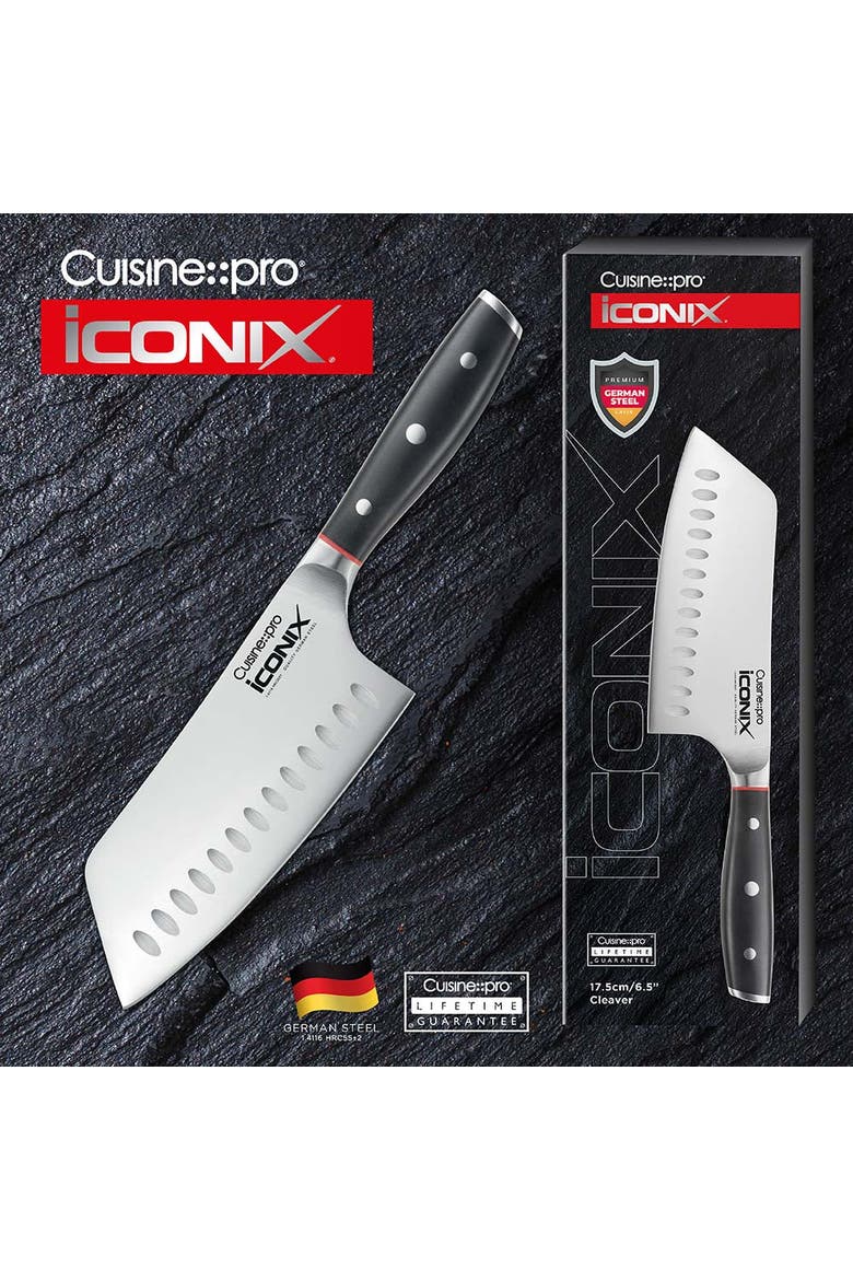 iconiX® 6.5" Cleaver, Alternate, color, Black