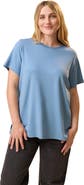 Kindred Bravely Pima Cotton Crew Neck Side Zip Maternity & Nursing T-shirt