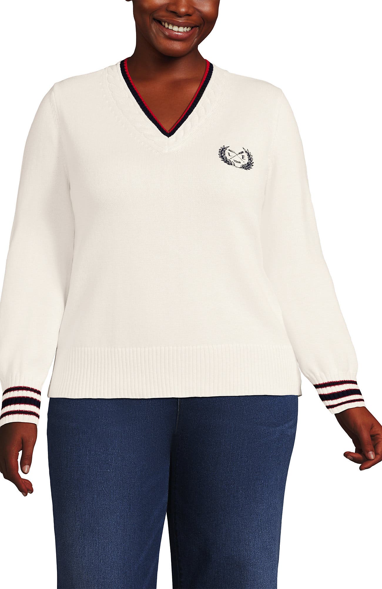 Red/Navy Tipping