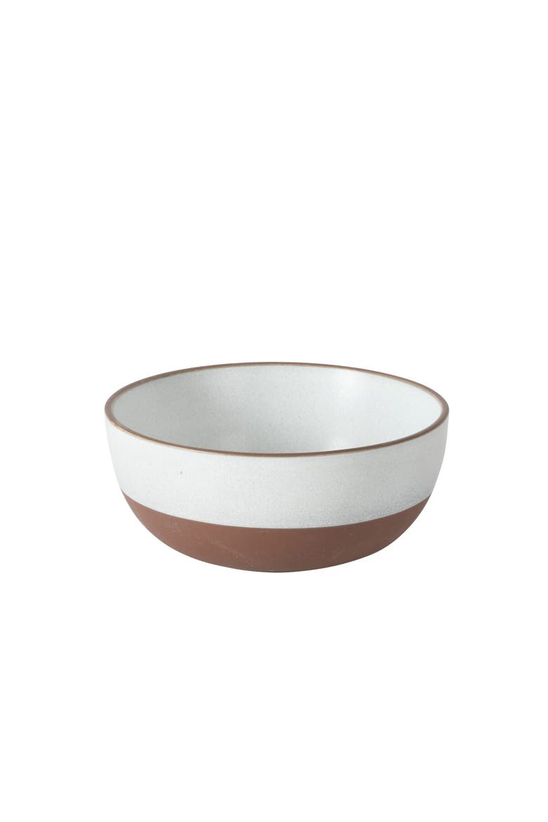 William Crest 4-Piece Reactive Glaze Stoneware Nesting Mixing Bowl Set, Alternate, color, White