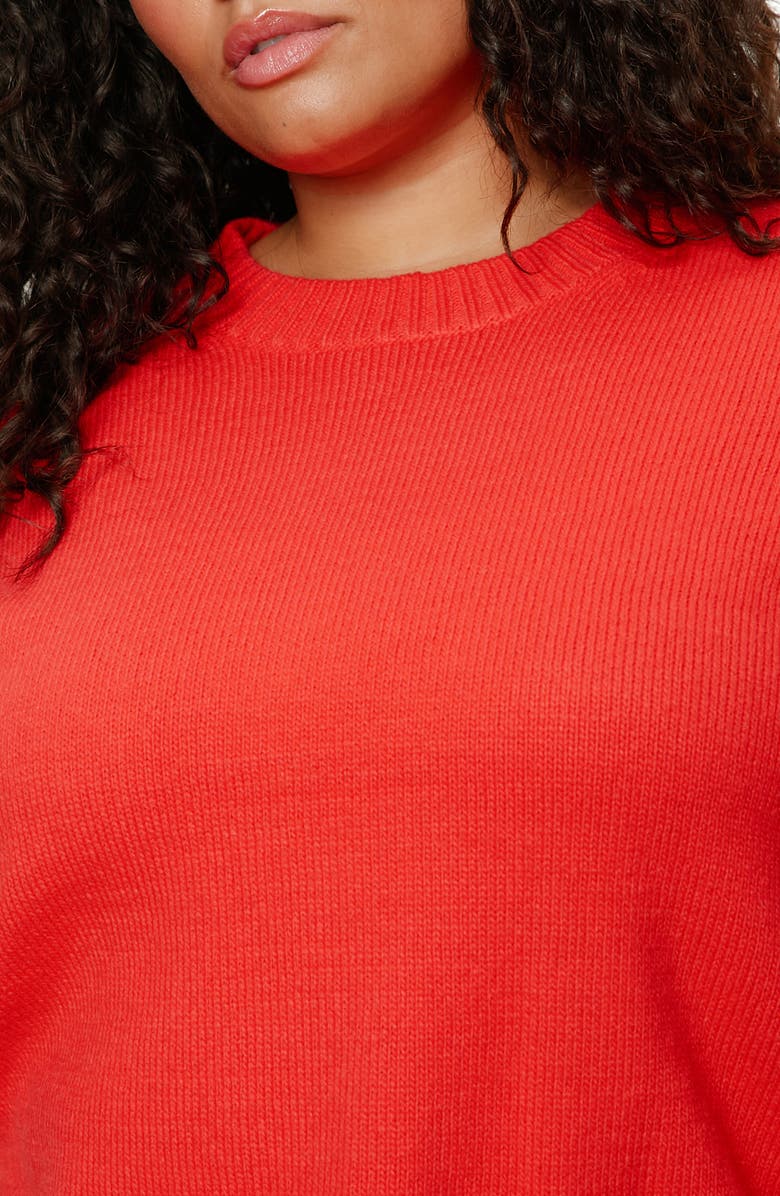 Sanctuary Perfect Sweater Tee, Alternate, color, Tulip Red