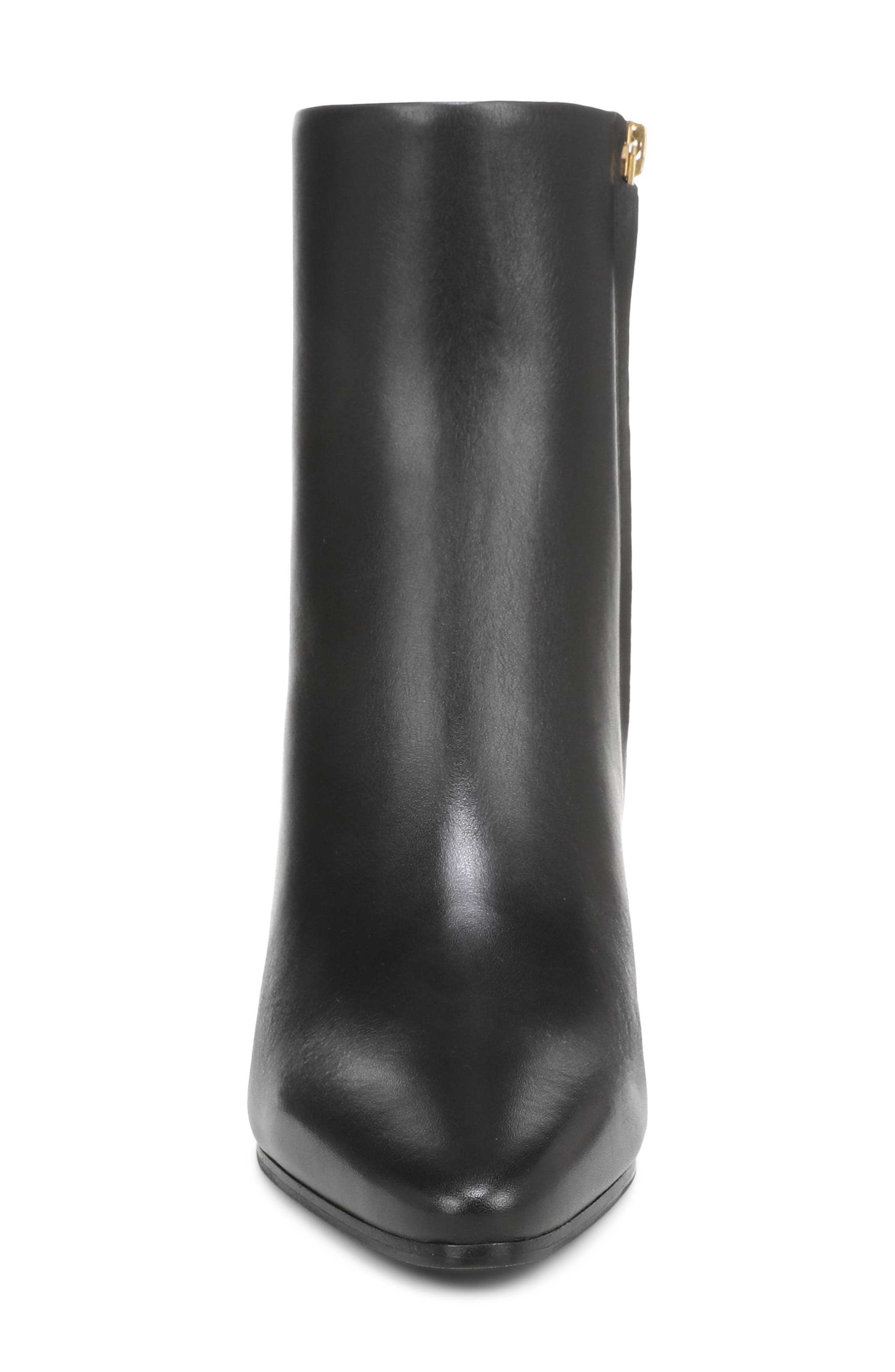Agnes Bootie, Alternate, color, BLACK LEATHER
