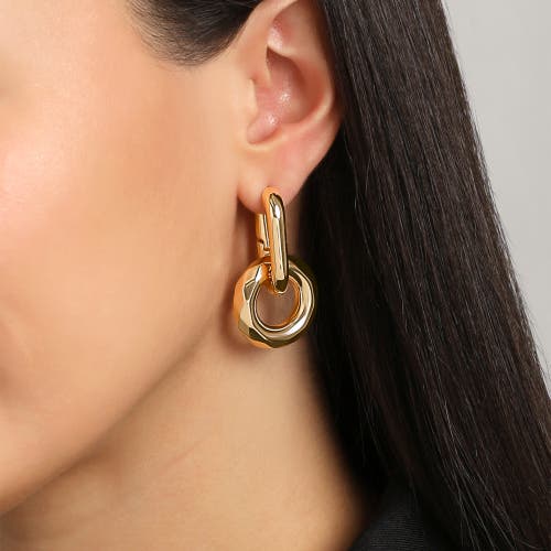 Bcbg Gold Link Drop Earrings In Gold