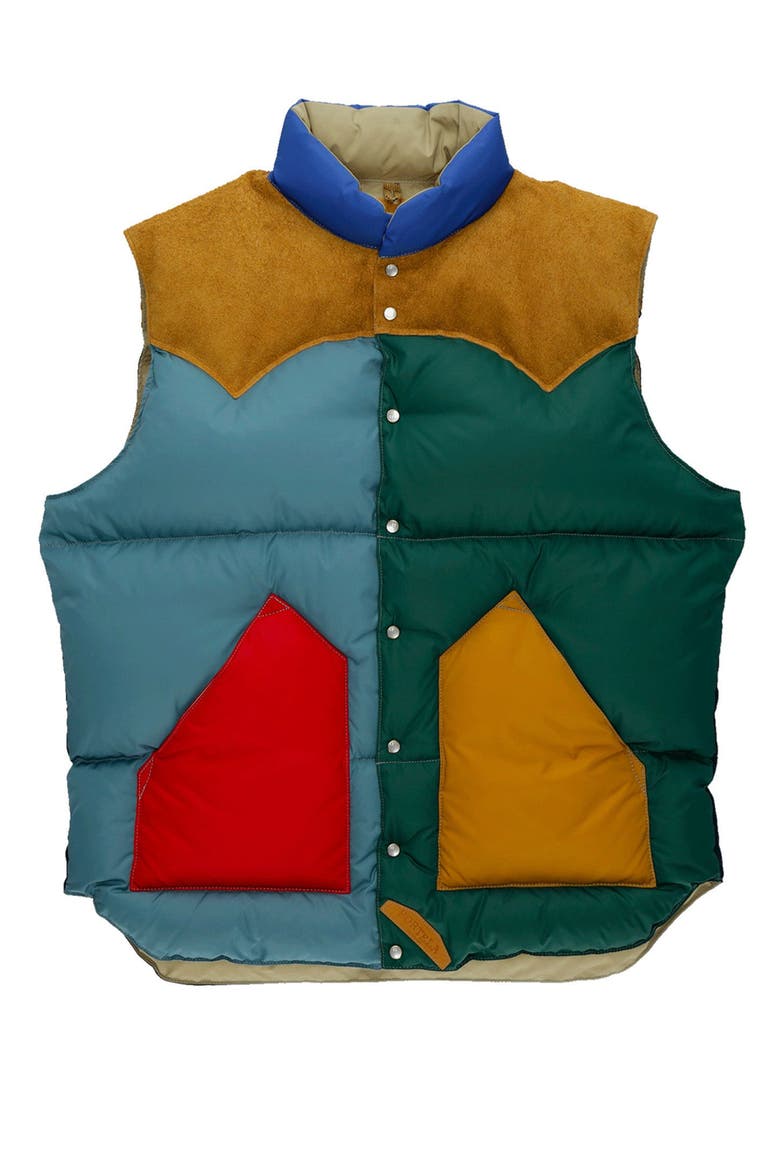 Rocky Mountain Featherbed Down Vest, Main, color, MULTI COLOR