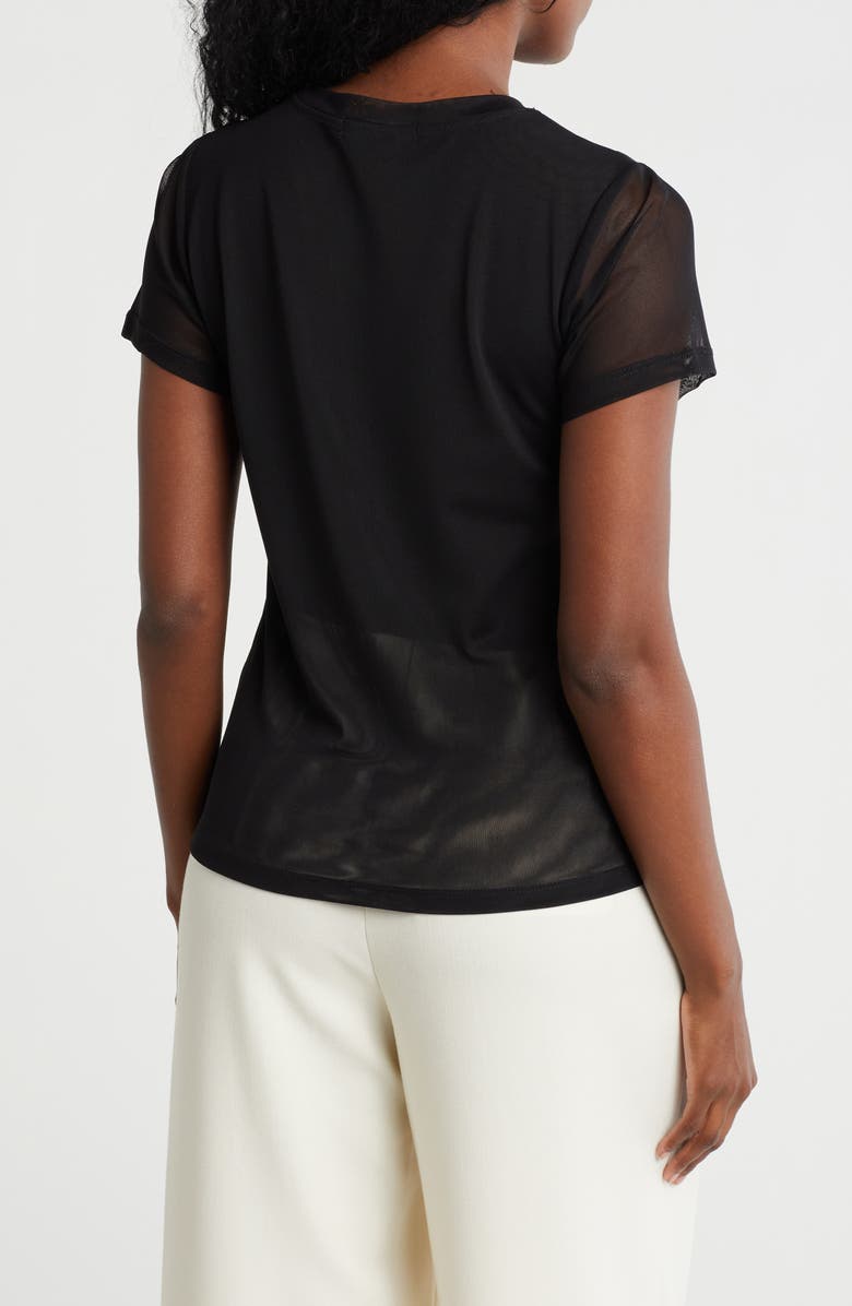 Sanctuary Ideal Mesh T-Shirt, Alternate, color,