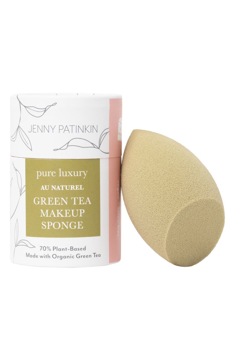 Jenny Patinkin Pure Luxury Au Natural Green Tea Makeup Sponge, Alternate, color, Green