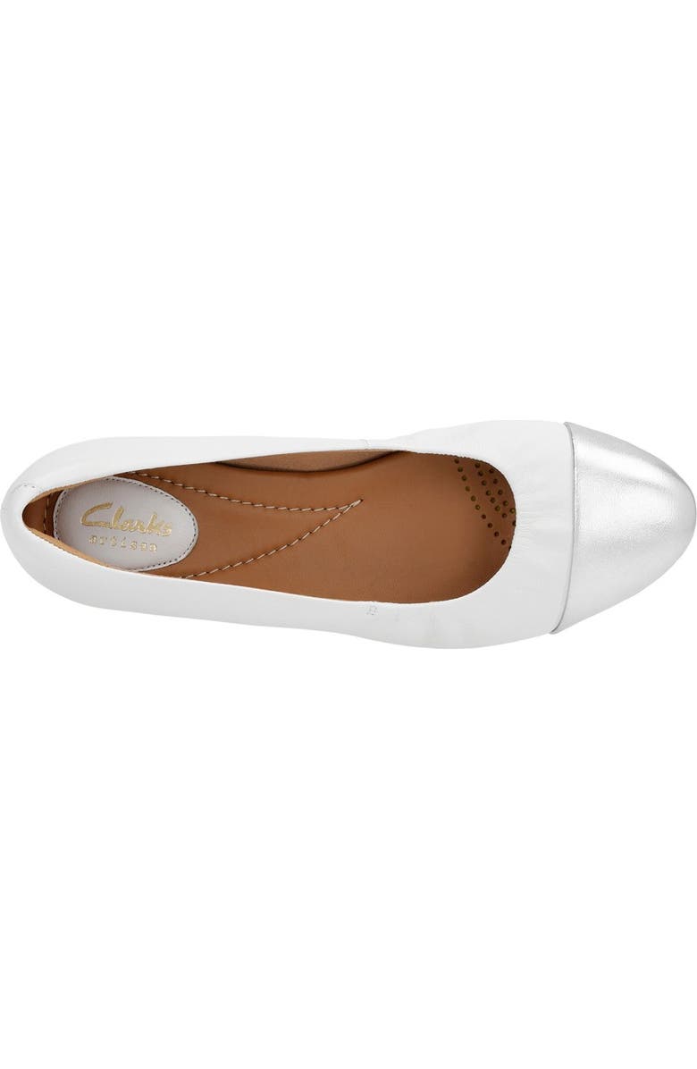 Clarks<sup>®</sup> 'Alitay Susan' Cap Toe Flat, Alternate, color,