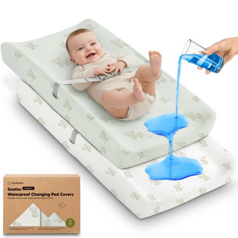 2-Pack Soothe [Protect+] Waterproof Changing Pad Covers