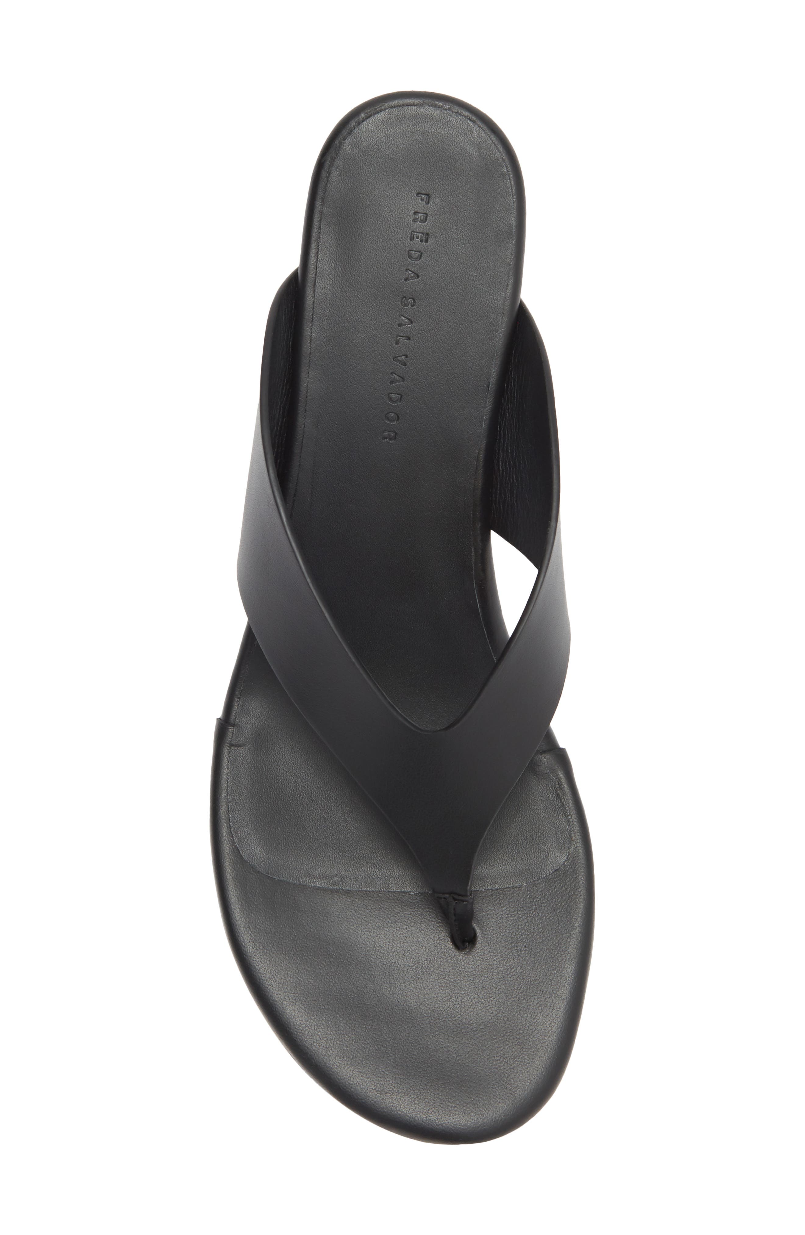 Freda Salvador Flip Flop, Alternate, color, Black Calf